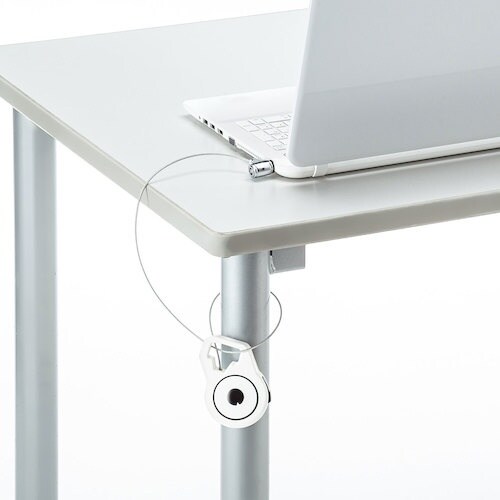 SANWA 巻取り式ワイヤーセキュリティ・シリンダ