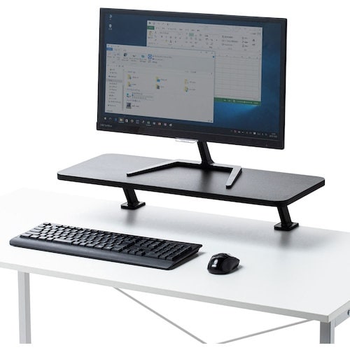 SANWA クランプ式机上ラック(W650)