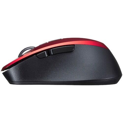 SANWA 静音ワイヤレスブルーLEDマウス(5ボ