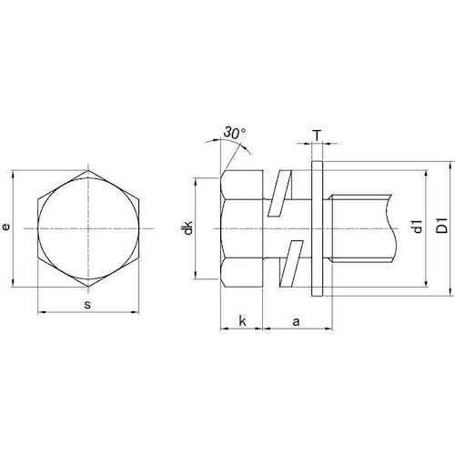 SUNCO ステン トリーマ1=3 10×40 (