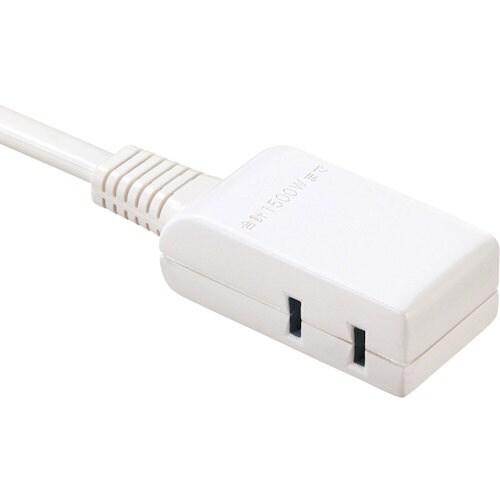 SANWA マイクロタップ 2個口 0.2m ホワ