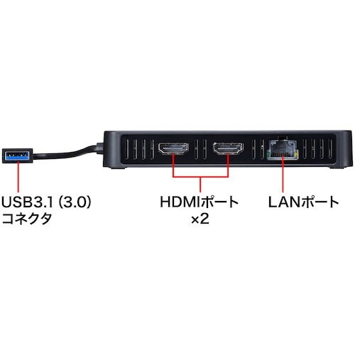 SANWA USB3.1−HDMIディスプレイアダ