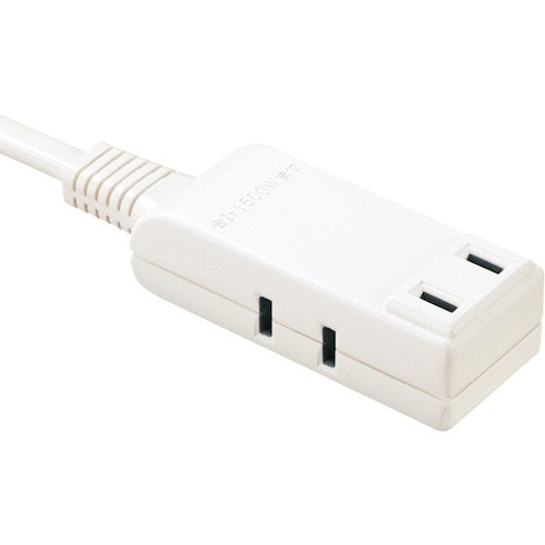 SANWA マイクロタップ 3個口 0.2m ホワ