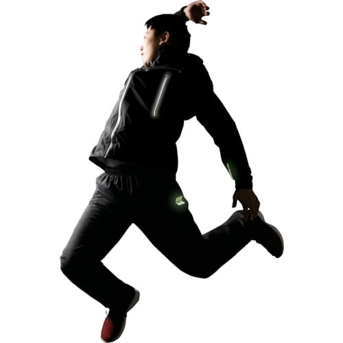 Makku アークライトレインスーツ ブラック S