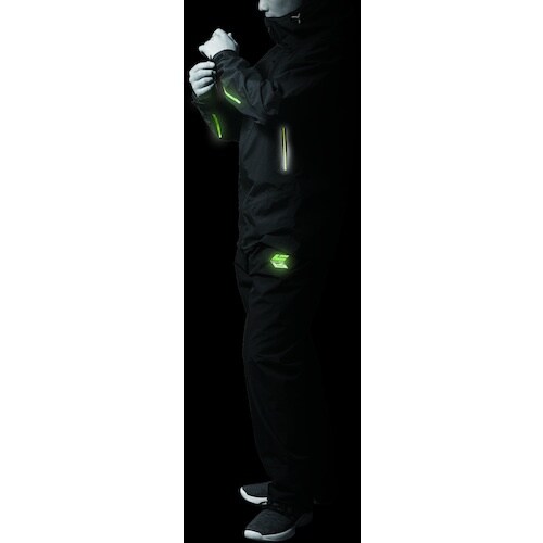 Makku アークライトレインスーツ ブラック S