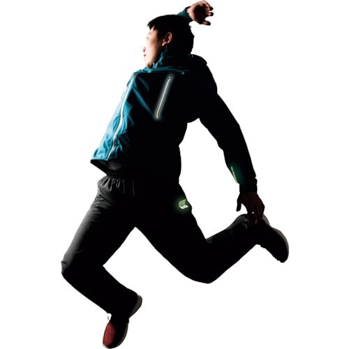 Makku アークライトレインスーツ ブルー EL