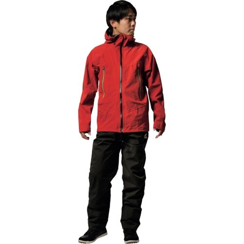 Makku アークライトレインスーツ レッド EL