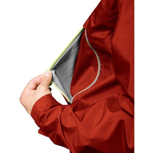 Makku アークライトレインスーツ レッド EL