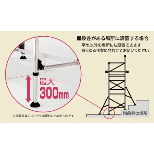 PiCa パイプ製足場ハッスルタワーATL型 3段