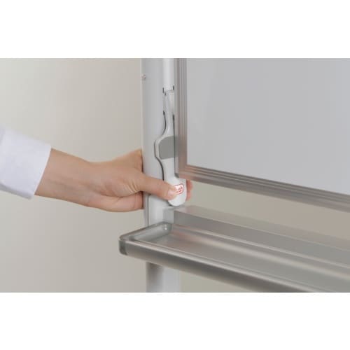 馬印 両面脚付ホーローホワイトボード無地