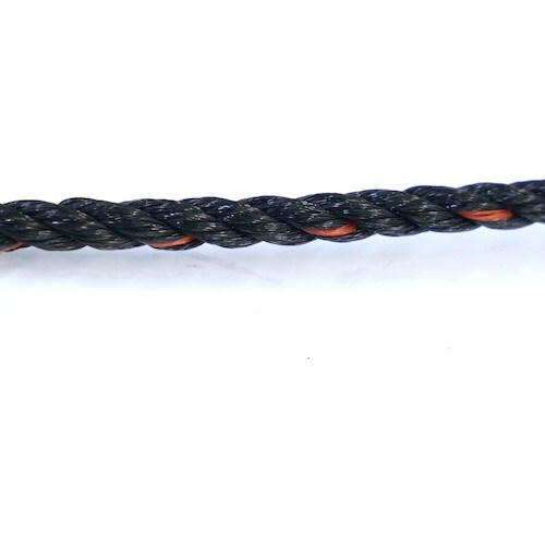 グリーンクロス ポリエチレンロープ 黒 200m巻