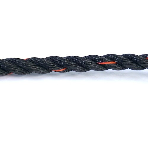 グリーンクロス ポリエチレンロープ 黒 200m巻