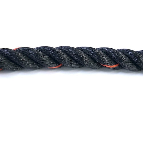 グリーンクロス ポリエチレンロープ 黒 200m巻