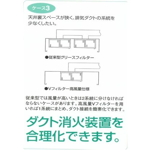ホーコス 高風量型グリースフィルター 両面2連式