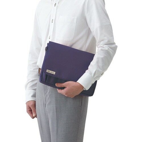 LIHIT B5キャリングポーチ ネイビー