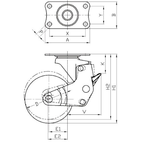 ハンマー クッション プレート式 自在SP付 エラ