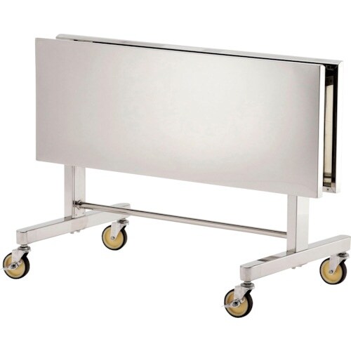 テックサス 折りたたみ式ステンレス作業台(甲板両面