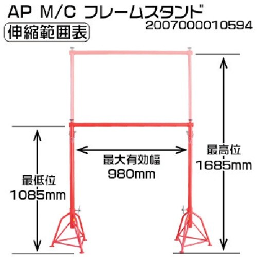 アストロプロダクツ M/C フレームスタンド