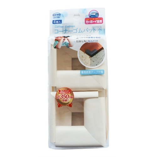 CAR−BOY コーナーゴムパット 小4P アイボ