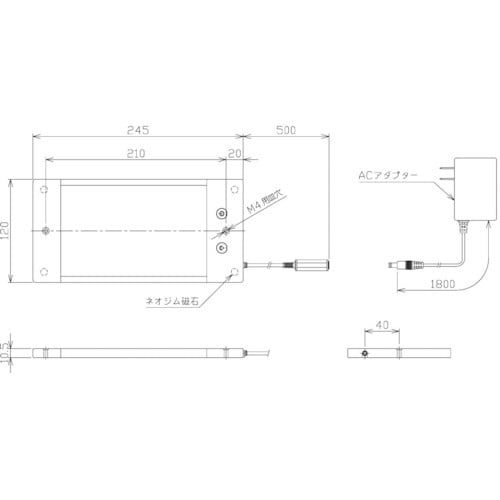 NIKKI 調光式LED面発光型ライト(緑) 14