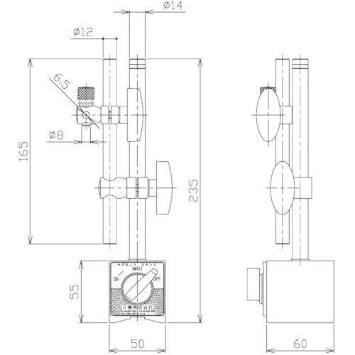 NIKKI マグネットスタンド 太主柱型