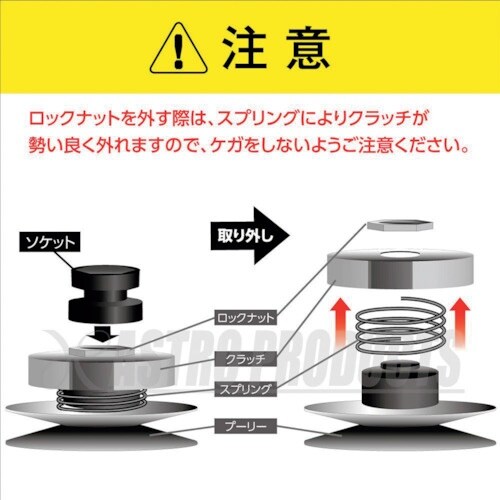 アストロプロダクツ 1/2DR クラッチナット用