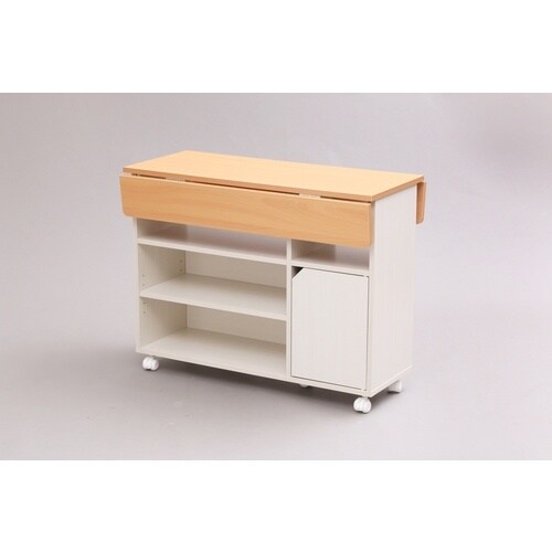 IRIS 251971扉付きキッチンワゴン