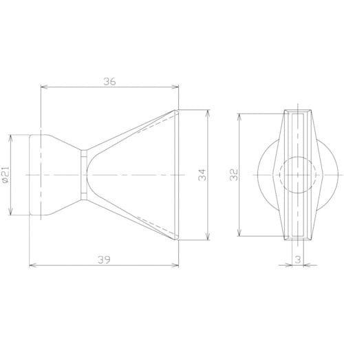 NIKKI クーラントシステム3/8 フレアノズル