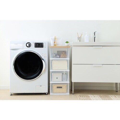 IRIS 284283 ウッドトップチェストスリム