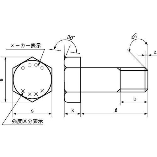 SUNCO 10.9 六角ボルト 細目 10X16