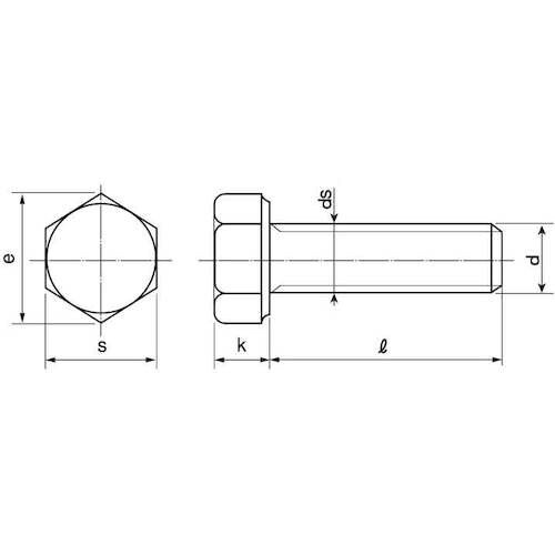 SUNCO SUS8.8 六角ボルト 全ネジ(BU