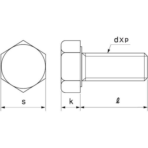 SUNCO A2−70 全ねじ六角ボルト 10×2