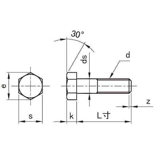SUNCO 黒染め 10.9 六角ボルト SCM4
