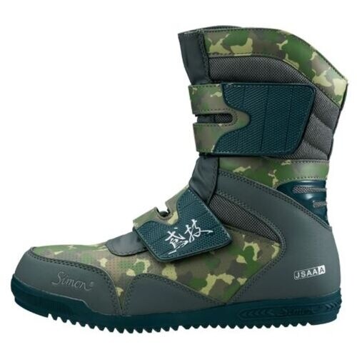 シモン プロスニーカー 鳶技S038オリーブC 2