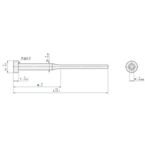 TRUSCO 精密段付エジェクタピン