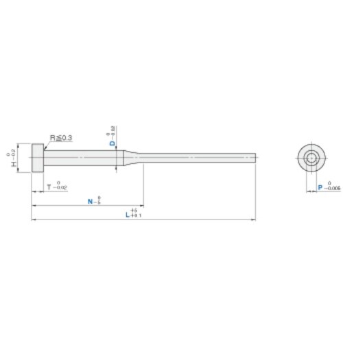 TRUSCO 精密段付エジェクタピン