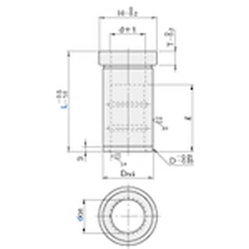 TRUSCO ガイドブシュ(ヘッド付タイプ)
