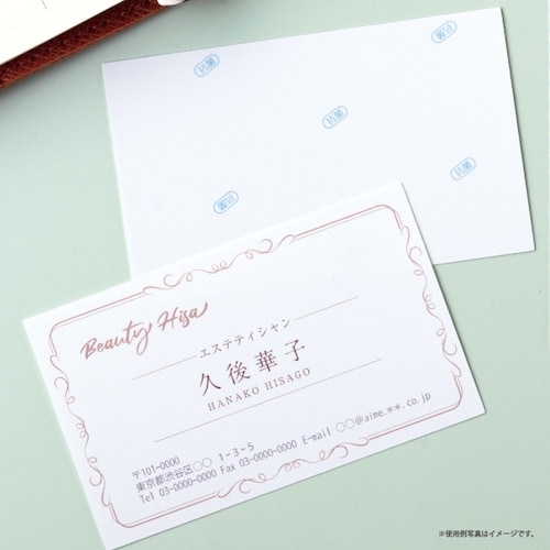 HISAGO 抗菌紙名刺 10面 標準サイズ