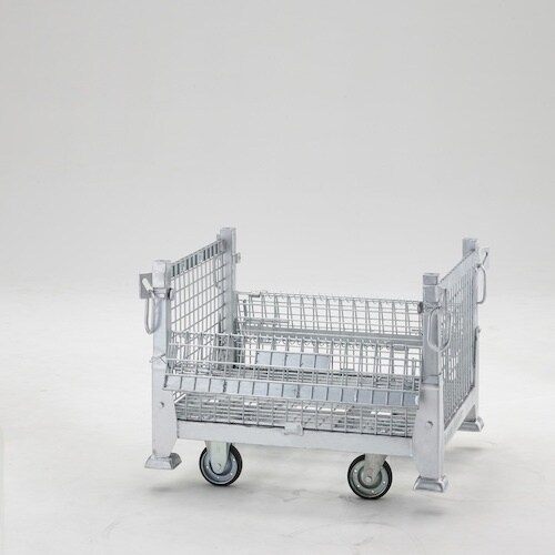 TRUSCO 吊りネットパレット車輪付 1000X