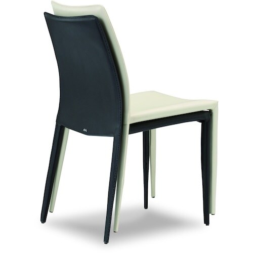 TRUSCO リサイクルレザーチェア ホワイト