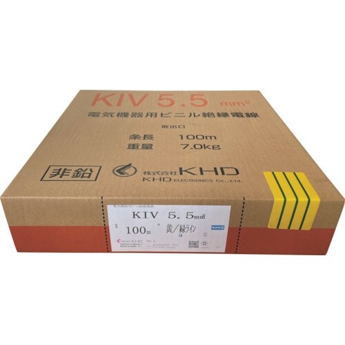 KHD KIV5.5 黄/緑 100m