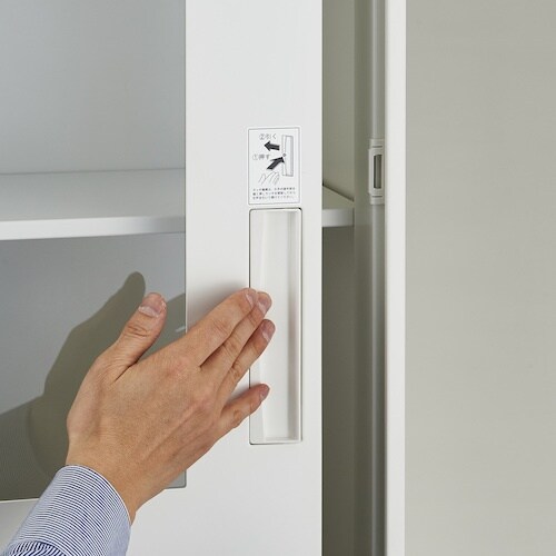 TRUSCO FS型工場用保管庫 アクリル戸引違い