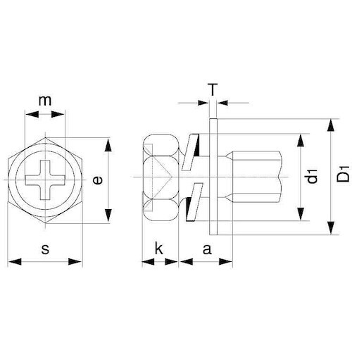 SUNCO 組込みねじ (+)アプセットPD=3(