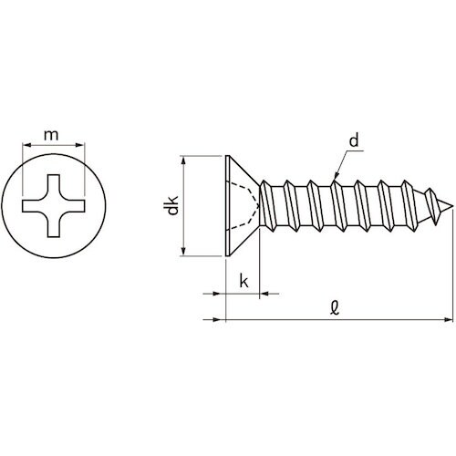 SUNCO クロメ−ト (+)Aサラ小頭D=7 4