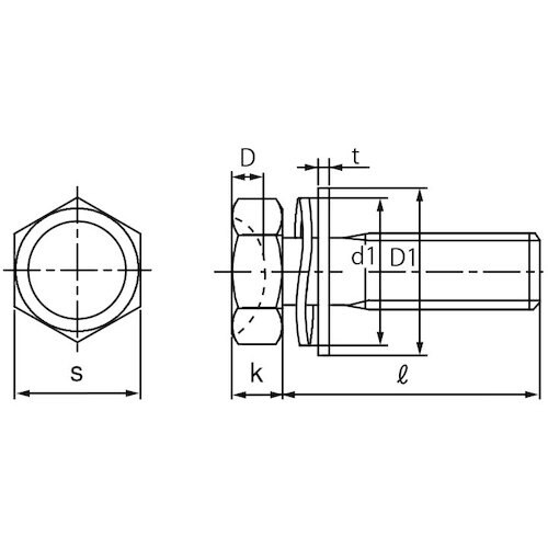 SUNCO 組込みねじ DR SP=3(十字無アプ