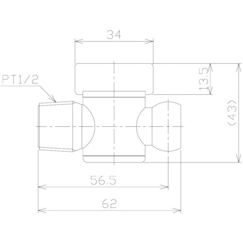 NIKKI クーラントシステム1/2 バルブ オネ