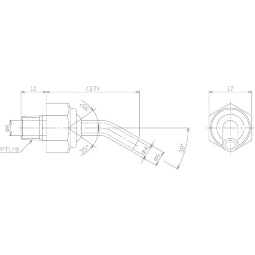 NIKKI ポイントフィットノズル PT1/8 L