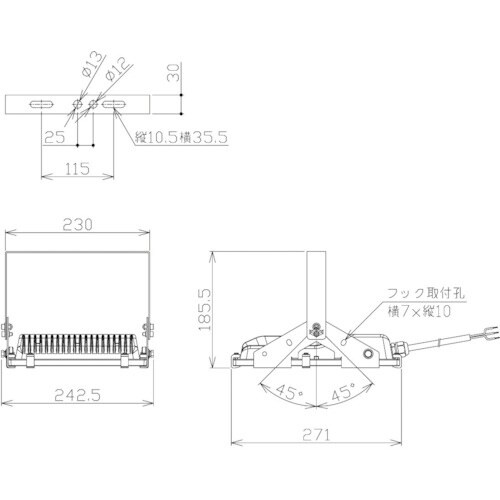 NIKKI 高天井用LED照明 45W
