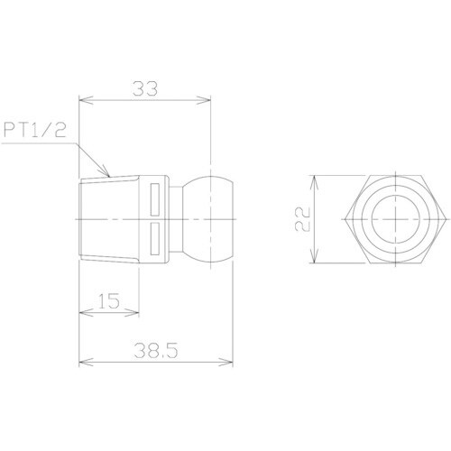 NIKKI クーラントシステム1/2 コネクター
