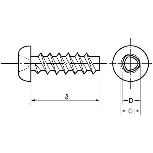 SUNCO ステンレス #0−3+Pタイナベ 10